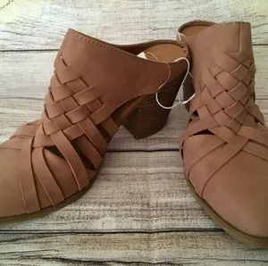 Heeled Mules Brown Size 8 thumbnail 3