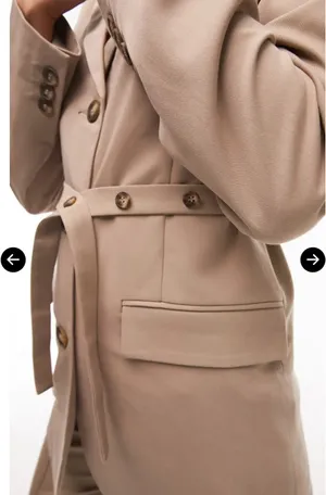 Top shop Khaki blazer thumbnail 5