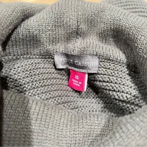 Vince Camuto Olive Grey Pullover Thick Sweater Women’s XS thumbnail 3