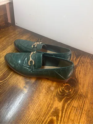 Loft green croc loafers size 8.5 thumbnail 3
