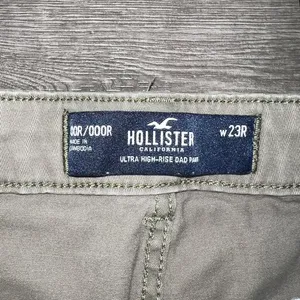 Hollister Green Cargo High Rise Dad Pants Size 00/000 thumbnail 3