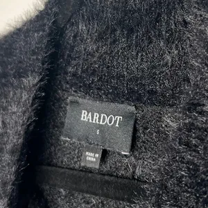 Bardot Black Fuzzy Sweater Dress Size Small thumbnail 7