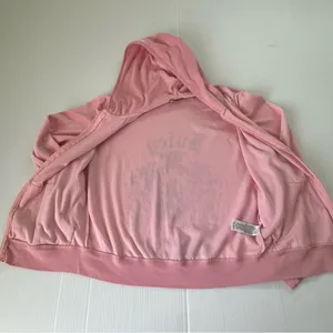 Juicy Couture Vintage Y2K Pink Velour Hoodie, L thumbnail 10