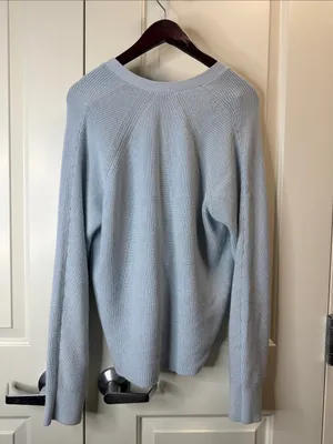 Lululemon Merino Wool-Blend Cardigan Powder Blue 6 thumbnail 7