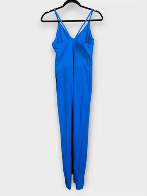 Size M Halara Backless Side Invisible Zipper Pocket Wide Leg Quick Dry Jumpsuit thumbnail 4
