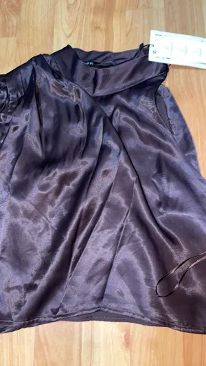 ZARA Brown Half Sleeve Shirt thumbnail 3