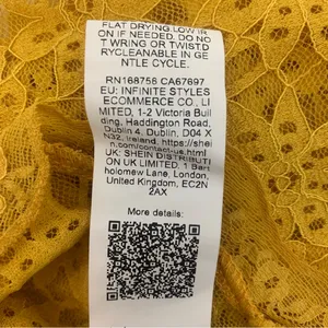 Women’s‎ L Yellow Lace Bolero Jacket Whimsical Fairy Romantic Feminine Festival thumbnail 7