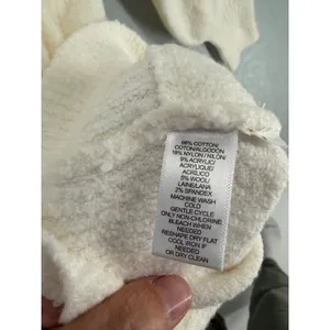 LOFT Womens Sweater Cream Wrap Front Boucle Balloon Sleeve‎ XL thumbnail 4