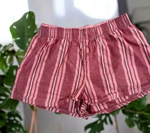 Colsie Striped Boxer Lounge Shorts XS thumbnail 1