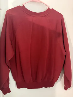 Burgundy Dr Pepper sweatshirt Red Size M thumbnail 2