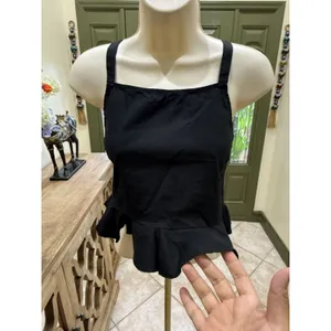 Icon black square neck camisole top size M thumbnail 4