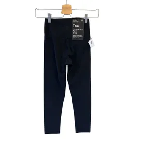 Aritzia Tna Atmosphere Cropped Black pant/leggings XS NWT Sold out thumbnail 5