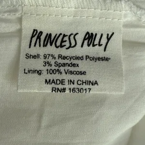 Princess Polly Laurie Corset Mini Dress White Sz 2 thumbnail 12