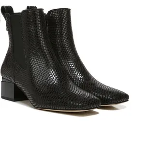 Franco Sarto NIB Wandi Snakeskin Embossed Chelsea Boot NEW Nordstrom Direct $150 thumbnail 8