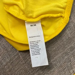 Yellow Long Sleeve Amazon One Piece Bodysuit for Women thumbnail 2