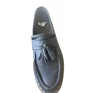 Dr. Martens Adrian Quad Black Platform Chunky Leather Tassle Loafer Women’s 9 thumbnail 6