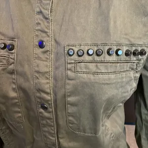 GUESS LOS ANGELES Green Jacket Size XS thumbnail 2