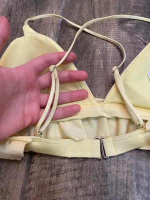 H&M Yellow Triangle Bikini Top thumbnail 10