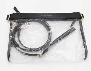 Nanette Lepore Womens Handbag Clear Transparent Adjustable Strap Crossbody Bag thumbnail 1