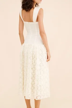 Corset Lace Skirt Midi Dress thumbnail 3