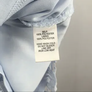 NWT Lulus Love Poem Lace Mini Dress in Light Blue Size Large‎ thumbnail 7