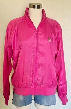 Vintage Windbreaker Jacket XL Doe Valley golf course‎ Kentucky zipped away hood thumbnail 1