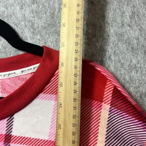 Joyspun XL Pink Red Plaid Pajama‎ Set Sleepwear Loungewear Long Sleeve Soft thumbnail 4