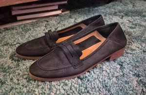 Lucky Brand Black Leather Loafers thumbnail 1