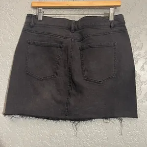 Indigo Rising Denim Skirt Gray Size M thumbnail 3