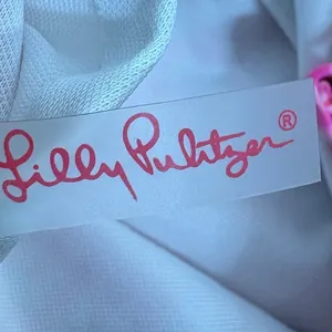 Lilly Pulitzer‎ Pink Gingham Floral Ruffle Wrap One Piece Swimsuit size 14 thumbnail 7