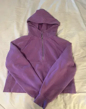 Lululemon Purple Scuba Half-Zip Hoodie Size XS/S thumbnail 1