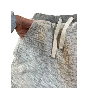 The Fifth Label Heathered Light‎ Gray pull on casual lounge pants 100% co… thumbnail 4