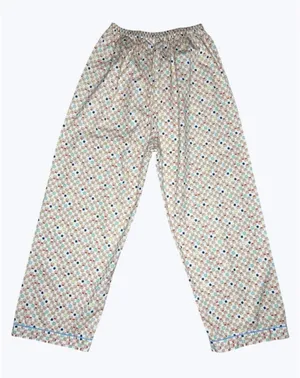 Crystina Binna Pig Head Pajama Set Size LG Beige Button Front Top Pull On Pants thumbnail 7