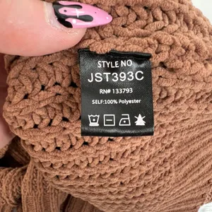 POL Size M Sweater‎ High Up In The Sky Chunky Knit Turtleneck Long Sleeve Stripe thumbnail 7