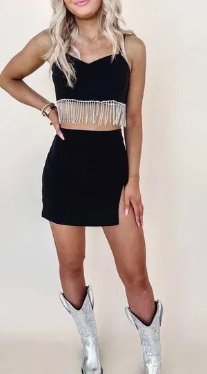 Black Rhinestone Set thumbnail 1