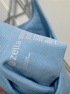 Zella Light Blue Strappy Sports Bralette thumbnail 3