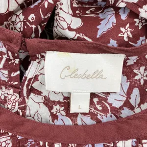 Cleobella Brown & White Floral Crochet Cottage Blouse thumbnail 7