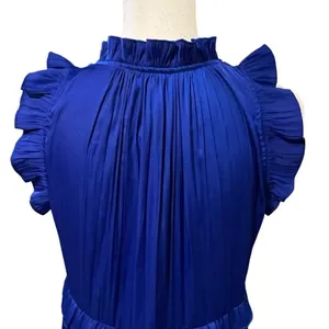 Anthropologie Tiered Ruffle Babydoll Top Size S Romantic Feminine Boho Flowy thumbnail 4