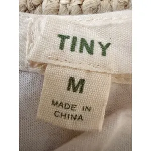 Anthropologie Tiny Marin Floral Embroidered Tank Top M Ruffle Strap Cotton thumbnail 3