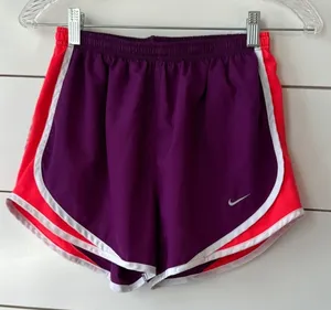 Nike Women's Purple and Pink Running Shorts Sz S thumbnail 1