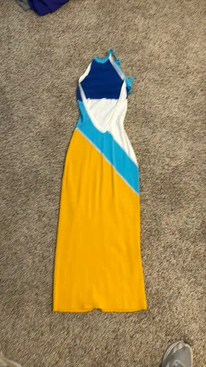 Solid and Striped Knit Dress thumbnail 3