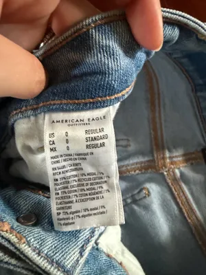 American Eagle Mom Jeans Distressed thumbnail 5