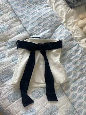 Zara strapless bow top  thumbnail 4