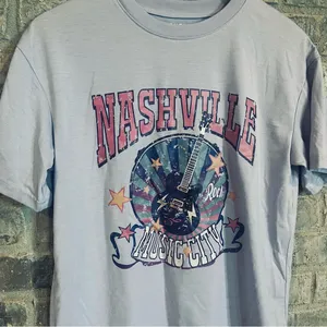SheIn Purple Nashville TShirt thumbnail 2