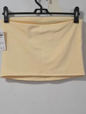 Hollister Soft Stretch Seamless Fabric Tube Top - Butter Yellow - Women's Size M thumbnail 4