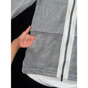Lululemon Women's Light as Warmth Jacket Grey Fleece Full Zip Size‎ 6 thumbnail 3