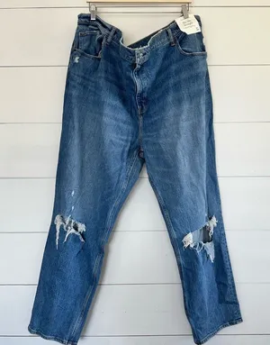 Abercrombie & Fitch Women’s 37 90s Straight Jeans New NWT thumbnail 1