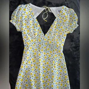 Princess Polly Kacey Mini Dress in Yellow Multi Size 2 thumbnail 10