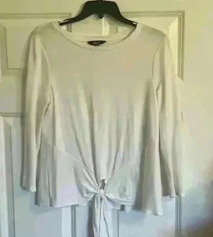 NWOT white Simply Vera Vera Wang long sleeve size‎ xs thumbnail 1