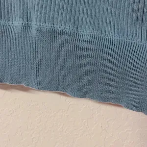 Imperfect Y2K vintage sweater 2002 Gap XXL‎ 100% cotton vneck ribbed XXL sweater thumbnail 7